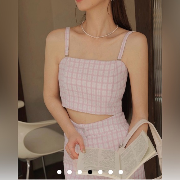 NEW! AIR SPACE Bohemian Boho Style Tweed Tank Top - Picture 1 of 5